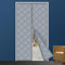 Magnetic Thermal Insulated Door Curtain, Wind, Cold and Noise Proof, Pet Friendly, Suitable for air-Conditioned Rooms, Heating, Kitchens, and Living Rooms, 85x205 cm, Grey
