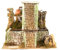HolyRome Fontana per Presepe 25x20x25 cm (9,84x7,87x9,84 inch) con Doppia Uscita