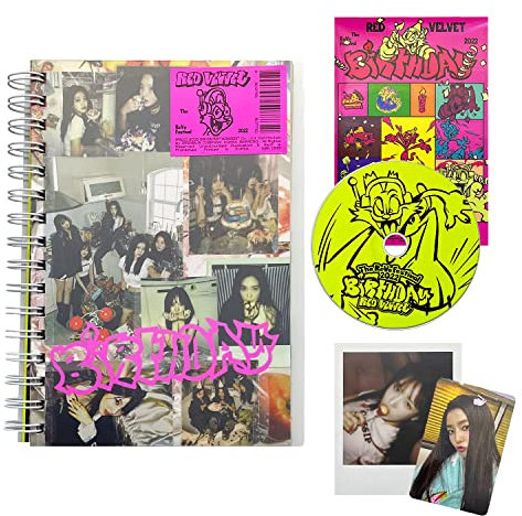 Red Velvet - [The Reve Festival 2022 : BIRTHDAY] (Photobook Ver. - Recipe Ver.) Photobook + CD-R + Polaroid + Sticker + Photocard + 2 Pin Button Badges + 4 Extra Photocards