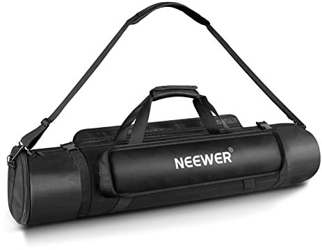 NEEWER 0,8m Stativ Tragetasche, strapazierfähige, wasserdichte Nylontasche mit Griffen und Schultergurten, kompakte Tasche mit durchgehendem Reißverschluss, Außentasche für leichten Ständer/Stativ