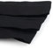 JOYOYO 3 Stück breite Stirnbänder, weiche Stirnbänder, einfarbig, dehnbarer Stoff, Unisex, Kylie, Stirnband, Bandeaux, Fitnessstudio, Yoga, Haarband, 9 cm breit, schwarz, 100 % reine Baumwolle