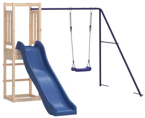 vidaXL Set da Gioco da Esterno in Legno di Pino Impregnato