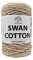 Cordino SWAN COTTON (7008 - Corda) , filato per borse, cappelli, cestini, sottopiatti, pochette composizione 70% cotone riciclato 30% poliestere, Bobina 250 Grammi 250 metri