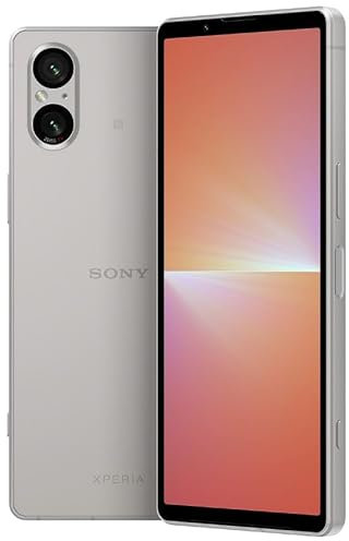 Sony Xperia 5V 5G Dual XQ-DE72 256GB 8GB RAM sbloccata (solo GSM, non CDMA, non compatibile con Verizon/Sprint) Global, cellulare cellulare, argento