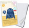 TransOurDream-Marca de confianza,Rodilleras termoadhesivas de plancha. Coderas para reparar pantalones, chaquetas, jerseys, camisas,7,5 cm x 10,5 cm (tamaño S), 16 hojas,negro y blanco