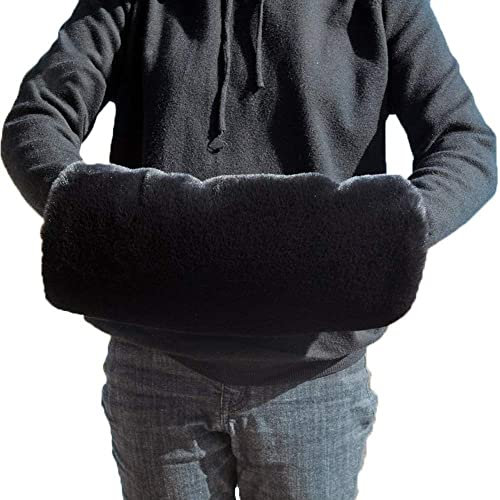 Manicotto Scaldamani in finta pelliccia, scaldabagno a mano inverno caldo scalda mani e braccia in peluche spesso spesso manica riscaldata guanti protettivi morbidi comodi per donne uomini regalo di
