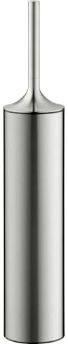 Duravit Starck T Toilettenbürstenset Ø 8x43,2 cm Gebürsteter Edelstahl
