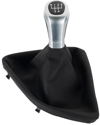 Toiumops Schaltknauf Schaltsack für BMW 1er E81 E82 E87/2003–2013, 5/6-Gang-Schaltknauf, Hebel, Schaltmanschette