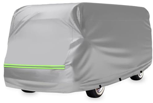 Ganzgarage für VW Type 2 T1 T2 T3 1950-1992, wasserdichte Atmungsaktive UV-beständig Vollständige Autoabdeckung Ersatz für Bulli Kasten Transporter I II III (Grau)