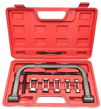 Dtaigou Kit d'outils pour Ressorts de soupape, compresseur de Ressort de soupape, Kit d'entretien pour Outils de Compression Automatique, Adaptateurs de Poussoir à Pince sans démontage, kit d'outils