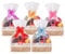 20Pcs Large Cellophane Wrap for Hampers, 60 x 40cm Clear Cellophane Wrap Bags with Pull Bows,Resealable Basket Gift Bag for Hamper Making Christmas Easter Valentine's Day Presents Packaging