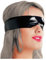 Ichlovdu Echt Latex Augenmaske Wetlook Bondage Fessel SM Cosplay Dark Room Latex maske Augenbinde Sexspielzeug für Paare (Schwarz)