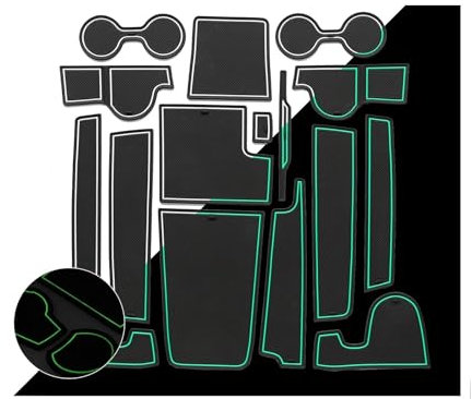 YFBH Coussinet Antidérapant en Caoutchouc pour Fente De Porte De Voiture, Porte-gobelet, Rainure pour BMW X1 IX1 2024 pour X2 IX2 2022 2023(Blanc)