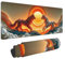 Gaming Mauspad XXL 600x400x3mm Sonnentiere Mousepad Groß Vernähte Kanten Wasserdicht Anti-Rutsch für PC, Laptop Multifunktionales Schreibtischunterlage Verbessert Präzision und Geschwindigkei W-629