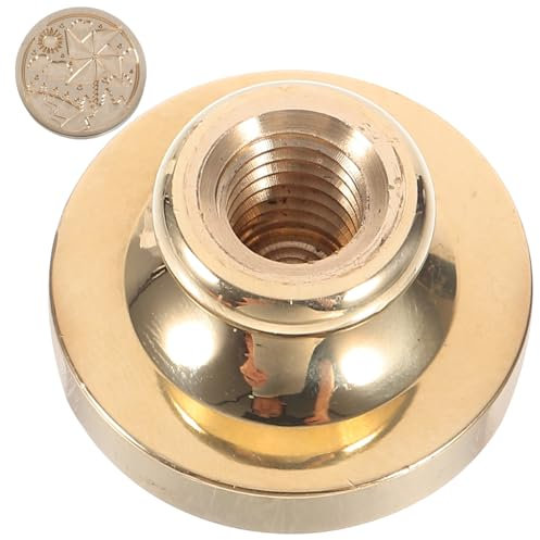 IWOWHERO Retro-wachs-siegelstempel Antihaftbeschichtetes Metall-siegelstempel-logo Für Einladungen