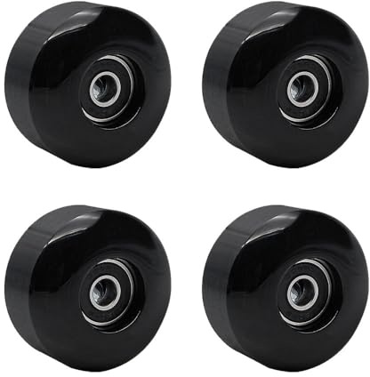 MiOYOOW Skateboardhjul, 52 x 32 mm 4 st 95A PU-hjul, skateboardhjul med lager, ersättningsset för skateboard och rullskridskor