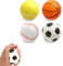 4 Pcs Stressball Antistressball, 5.5CM Mini Sportbälle Schaum Stressabbau Bälle Schaumstoffbälle Spielzeug Anti Stress Spielzeug für Büro Schule Kinder Erwachsener Tennis Basketball Fußball Baseball