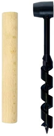 ＡＷＨＡＯ Toard DeRce Fahrwerkzeug mit Holzgriff für Camping Wandern Im Freien, 25x230mm