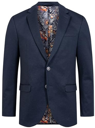 JEFF Herren JFFinn Sakko Anzugjackett Herrenblazer mit Super-Stretch | Elegantes Stretch Sakko mit bequemer Passform, Anzugjacke, Herrenblazer, Herrenjackett, Businessblazer, Jackett für Männer