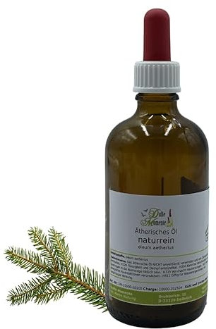 Dufte Momente | ätherisches Öl Fichtennadel 50ml mit Pipette | naturrein | für Aufguss Duftlampe Diffusor und mehr | pur, ohne irgendwelche Zusatzstoffe | vegan