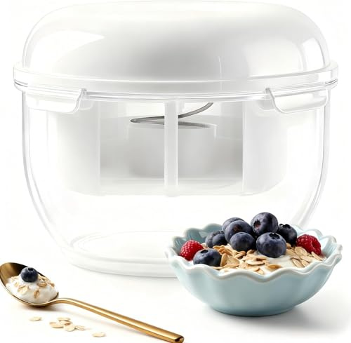 ETOFIXEE Colino per Yogurt Greco Colino Acciaio Inox Maglia Fine Yogurtiera per Yogurt Greco da 3000ML Colino per Latte di Soia Colino per Latte Colino per Yogurt