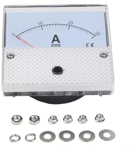Puntatore analogico DH80 dell'amperometro di CC 30A con la lettura accurata e l'installazione del cablaggio della vite per i sistemi elettrici