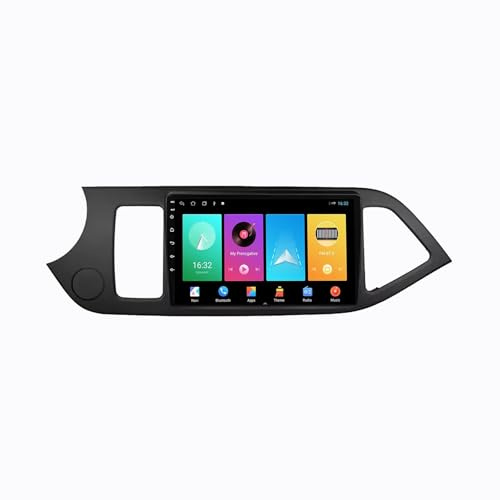 Autoradio Radio pour KIA Morning Picanto 2011-2016 9 inches Android 15 Tactile Radio Steering Wheel Control pour, 8 Core 4G+64G
