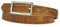 Dayneq Schmal 2,5cm Breit Echt Leder Guertel mit 4 Eckiger Schnalle Kroko-Hell-Braun 125cm Bundweit