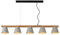 LUCIDE POSSIO - Pendelleuchten - 5xE14 - Grau
