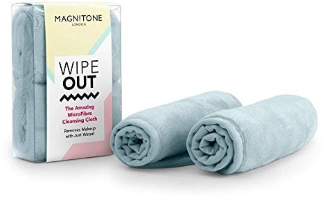 Magnitone Wipe Out Micro Fibre Cleansing Cloth, Grey, Pack of 2