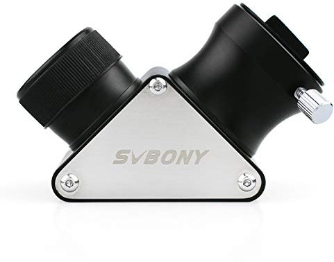 SVBONY Zenith Spiegel Diagonaladapter 3,2 cm 90 Grad Bildformat Vollmetall für Refraktion Teleskop Okularobjektiv