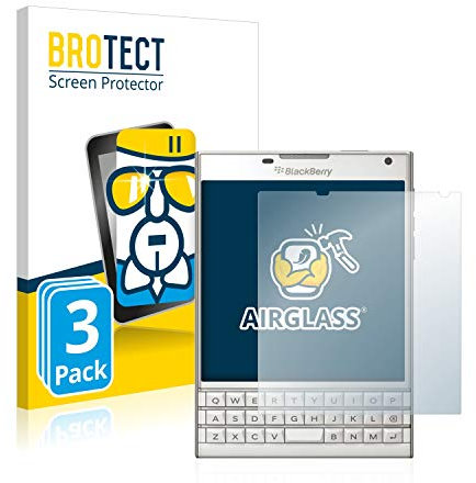 brotect Protection Écran Verre pour BlackBerry Passport (3 Pièces) Film Protecteur Vitre 9H [Anti-Rayures, Transparent]