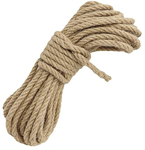 KuTi Kai Corde en chanvre naturelle et solide en jute - Multi-usage - Corde en sisal