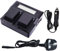 DSTE 2-Pack Replacement Battery (7.4V/1600mAh) and Rapid LCD Dual Charger for Panasonic Lumix DMC-G1/G2/G10/GF1/GH1 Camera