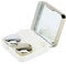 5 Farben Mini Box Container Kontaktlinsenhalter Tragbare Mini Cute Kontaktlinsen Travel Kit Geeignet für Zuhause und Reisen(04# Gold)