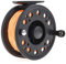 GLA7/8 GLA5/6 Fliegenrolle Fliegenfischen Rolle Fly Angelrolle Fliegenfischen Rollenrad, für Links Rechts von Hand Verändertes Radfischerzubehör, Ausgestattet mit Angelschnur (Orange GLA7/8)