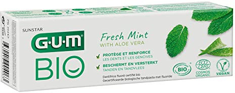 Gum Bio Dentifricio Fresh Mint con Aloe Vera Protegge e Rinforza, 75ml