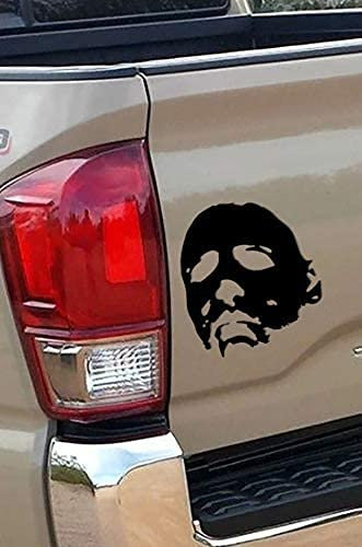 myrockshirt Michael Myers Halloween Maske Typ-2 15 cm Aufkleber Autoaufkleber Sticker Laptop Scheibe Wand Profi Qualität