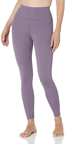 Adidas Leggings da Donna Yoga Studio Luxe 7/8, Viola Ombra, L