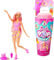 Barbie Pop Reveal Série Fruit, Poupée Aux Cheveux Roses Changeant De Couleur, Édition Parfumée Limonade À La Fraise, 8 Surprises À L'Intérieur Dont du Slime, Jouet pour Enfant de 3 Ans et Plus, HNW41