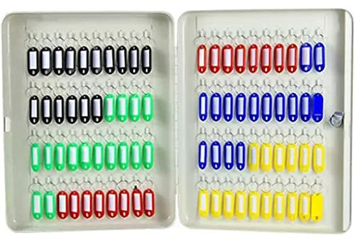 Schlüsselkasten Mit Zahlencode Groß 80 Tasten Mit Extra Großer Kapazität Aus Massivem Stahl Schlüsselsafe, Schulwirtschaftsraum An Der Wand Montiert Key Safe, Schlüsselschlosstyp