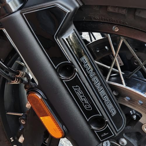 Resin Bike Aufkleber für Motorrad Kompatibel mit Harley Davidson Pan America 2020-2025. Kotflügelschutz vor Stößen und Kratzern. Aufklebersatz 3D-Harzklebstoff - Stickers Made in Italy