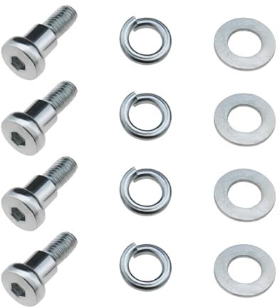 Create idea 4 Ensembles Kit de Vis Boulon de Roue Arrière Compatible avec Xiaomi M365 1S Essential Pro/Pro 2 Modèle 3 Scooters Électriques Accessoires de Remplacement, Argent