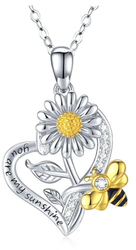 You Are My Sunshine Sunflower Layers Lederarmband Schmetterling Ewiges Endless Daisy Cahrms Armband für Frauen Mädchen, Zink, Kein Edelstein