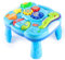 Yellcetoy Spieltisch Activity Spielzeug ab Baby 6 9 12 Monate 1 Jahr, Spieltisch Musik Musikspielzeug Lernspielzeug für Junge Mädchen Weihnachten Geschenke Blau