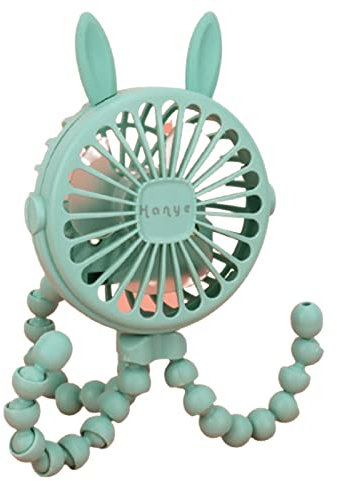 Carrito de bebé portátil para acampar al aire libre, ventilador eléctrico recargable por USB, ventilador de camping, ventilador de mano, ventilador recargable por USB, ventilador de velocidad de