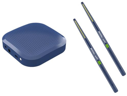Kexpery Tambores y percusión, baquetas de aire, pedales de baquetas de aire, juego de batería eléctrica de aire, juego de batería electrónica inteligente profesional para principiantes, niños y