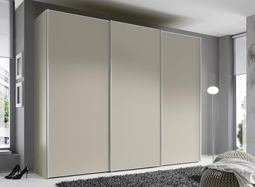 Staud Schwebetürenschrank 3-türig Sinfonie Plus Sand 222cm / 298cm / 68 cm (H/B/T)