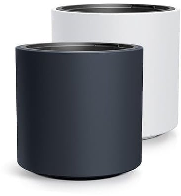 magubo Vaso per piante grande per esterni, per giardino, terrazza o balcone, di alta qualità, XXL, in materiale robusto, decorazione elegante per ambienti esterni (MDBHER, diametro 40 cm, bianco)