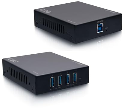 C2G Superbooster® 4-Port USB over Cat6a Extender Kit - USB 3.2 Gen1 (5Gbps)